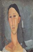 Amedeo Modigliani, Hanka Zborowska au bougeoir (mk38)